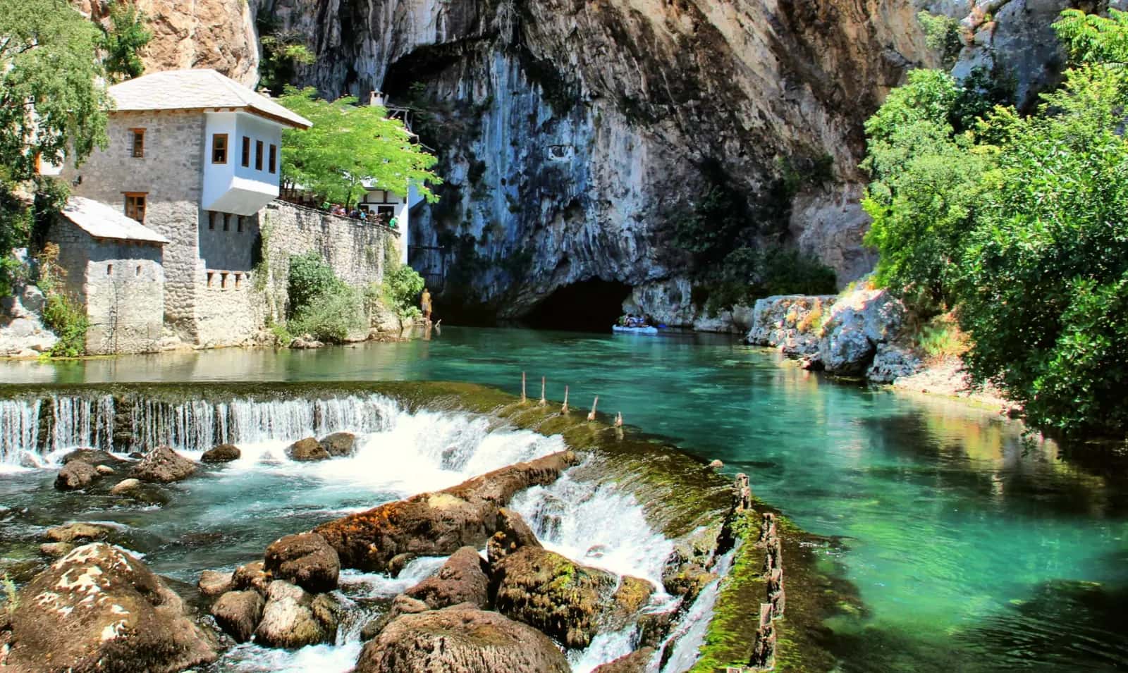 Blagaj Tekke, the dervish house at the Buna river spring